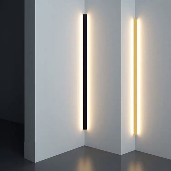 Arisha minimalistisk linjär LED-vägglampa Guld/Svart/Vit sovrum