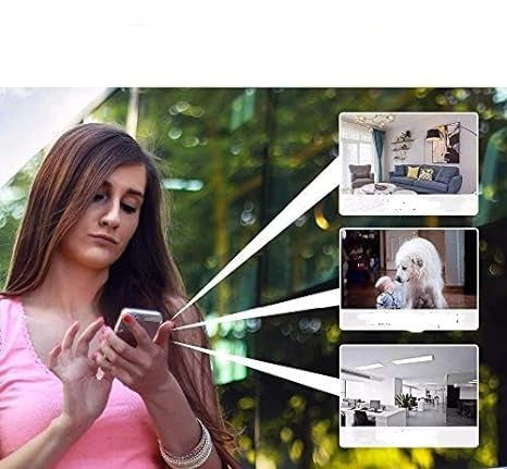 Trådlös 1080P mini-WiFi-övervakningskamera, laddningsbar