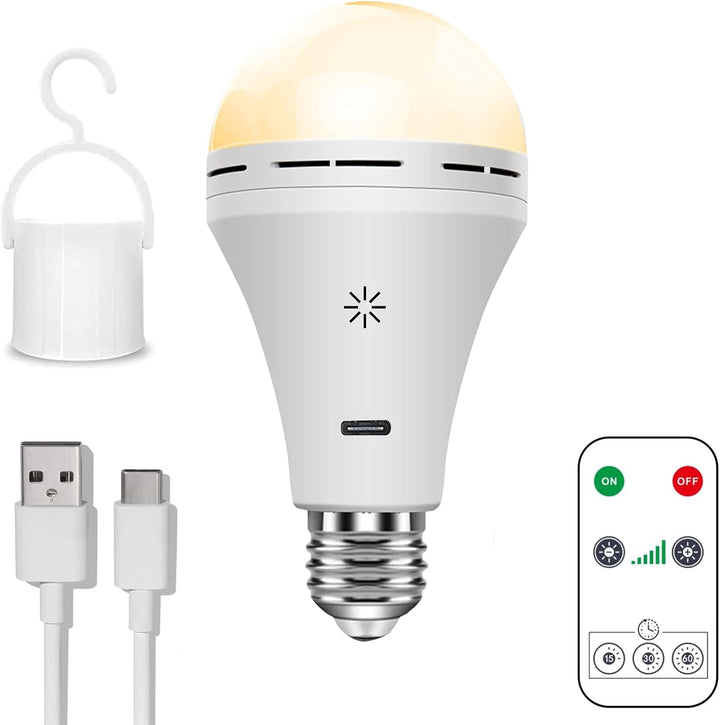 Trådlös uppladdningsbar LED-lampa – Luxaro