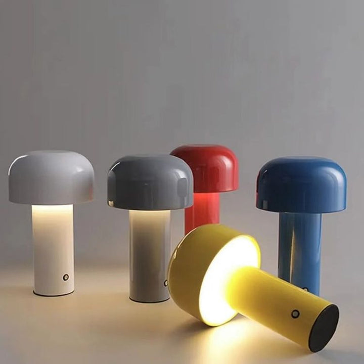 Agari bordslampa i svampform | Trådlös stämningsbelysning