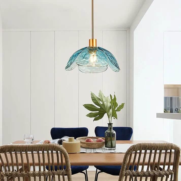 Blombladshängande Lampa - Elegant Nattlampa