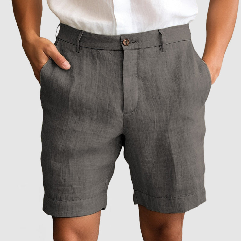 Herrshorts i blødt stof og let sommerstof til hverdagsbrug