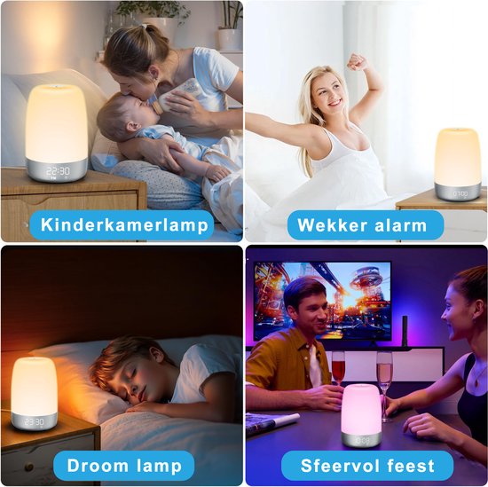 Väckarklocka med ljus och naturljud - Aurora