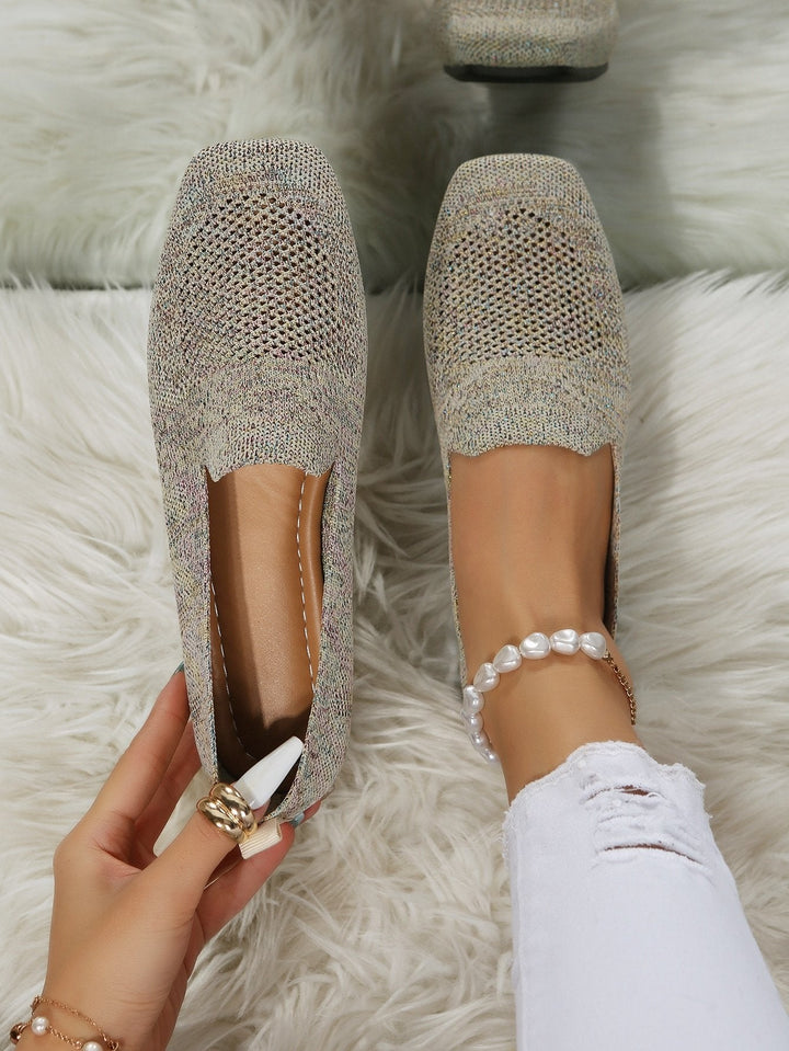 Ortopediska slip-on-sneakers för dam med mjuk innersula och andningsaktiv mesh