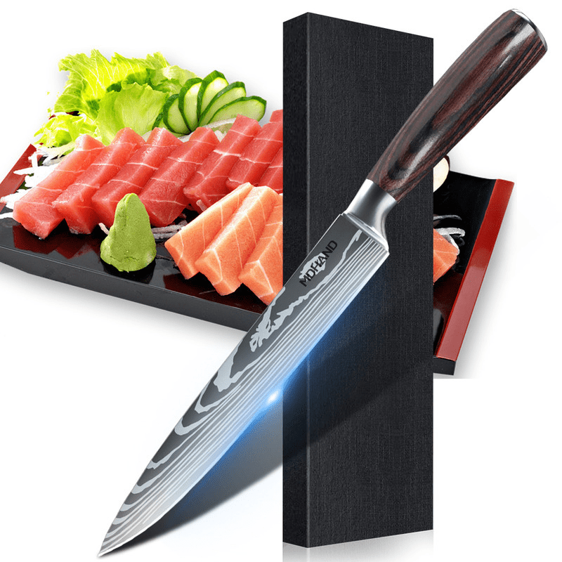 Set med kockknivar i professionell kvalitet och elegant design