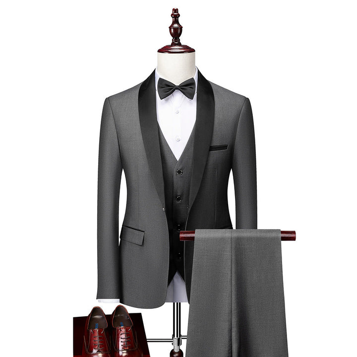 Herrkostymset med slim fit, 3 delar