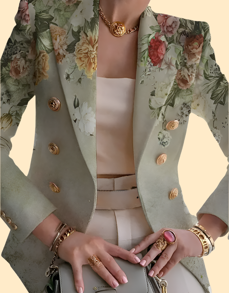 Elegant afslappet blazer til kvinder