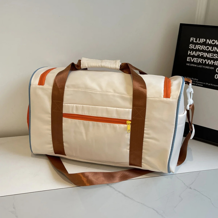 Lätt reseväska med färgblock – FlexaBag