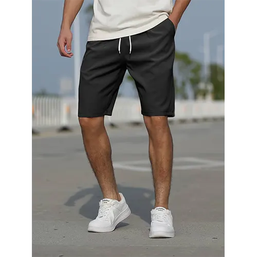 Sommershorts til herrer med høj talje og åndbarhed