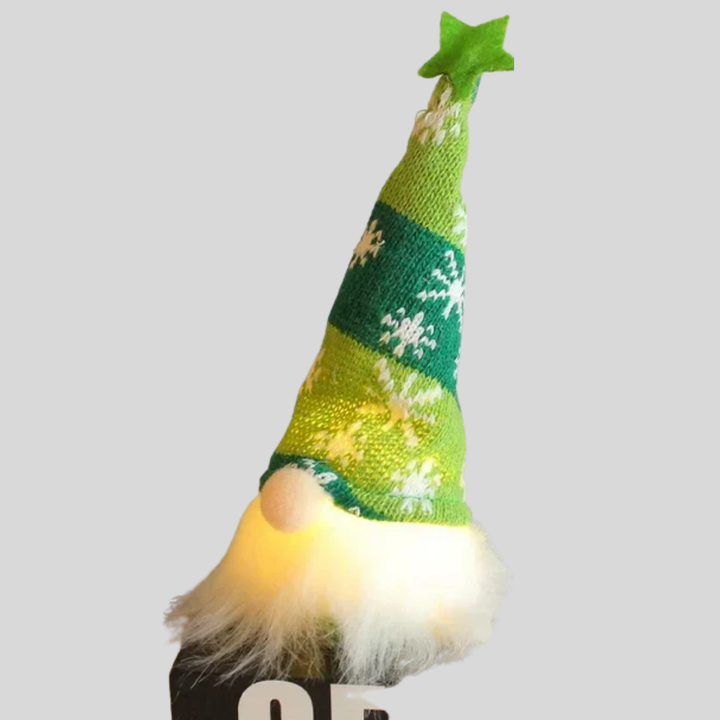 LED ansigtsløse dukke-gnompynt
