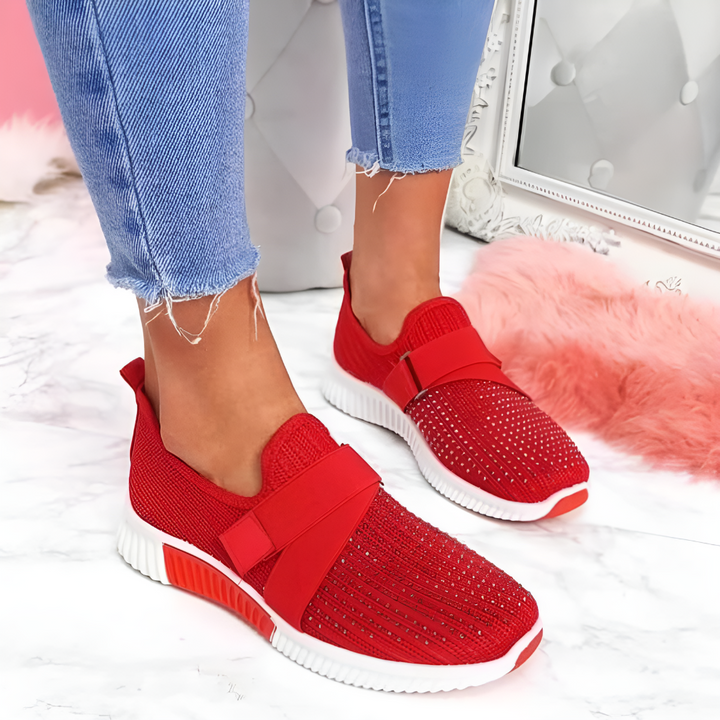 Anpassningsbara T-remmar Casual Flats
