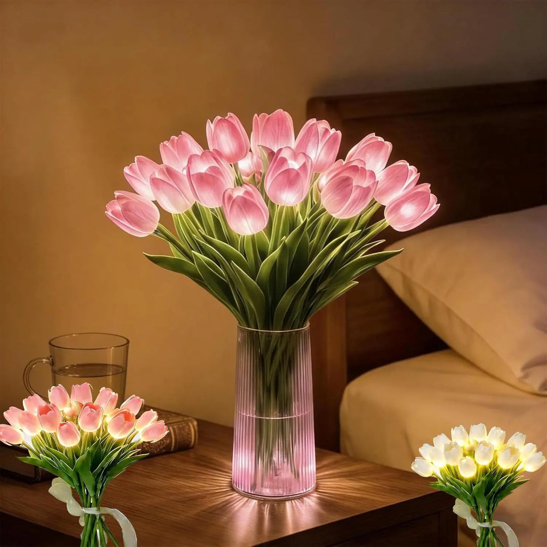Mysig LED-blomlampa för varmt, stämningsfullt ljus