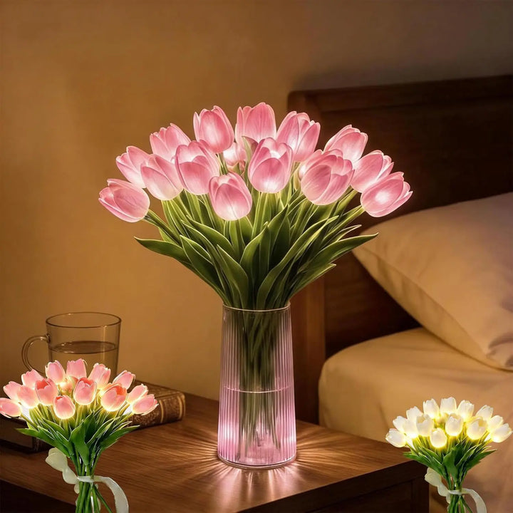 Mysig LED-blomlampa för varm stämningsbelysning