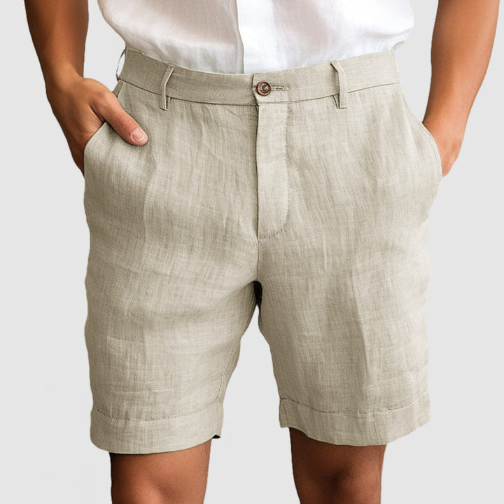 Herrshorts i blødt stof og let sommerstof til hverdagsbrug