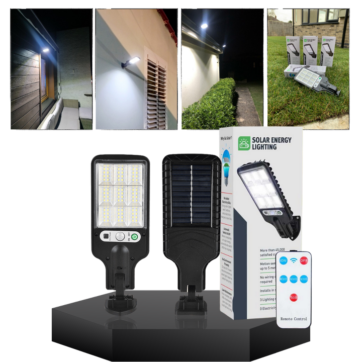 Solcellsdriven LED-lampa för utomhusbruk med rörelsesensor – Raylux Motion