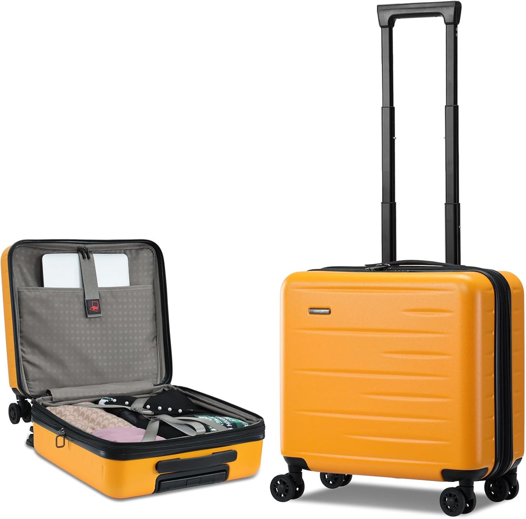 Hårt expanderbart resväska med framficka och TSA-lås