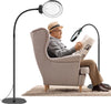 Helfälts förstoringsglas med LED-ljus – Handsfree läshjälp för böcker, hantverk och hobby