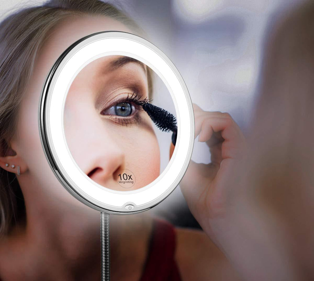 LED-förstoringsspegel med flexibel gåshals – Claravue