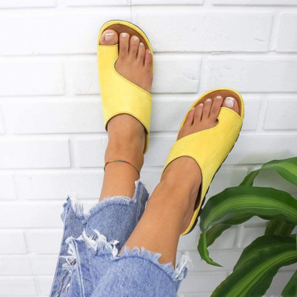 Ortopediska sandaler för dam, korrigerande för hallux valgus