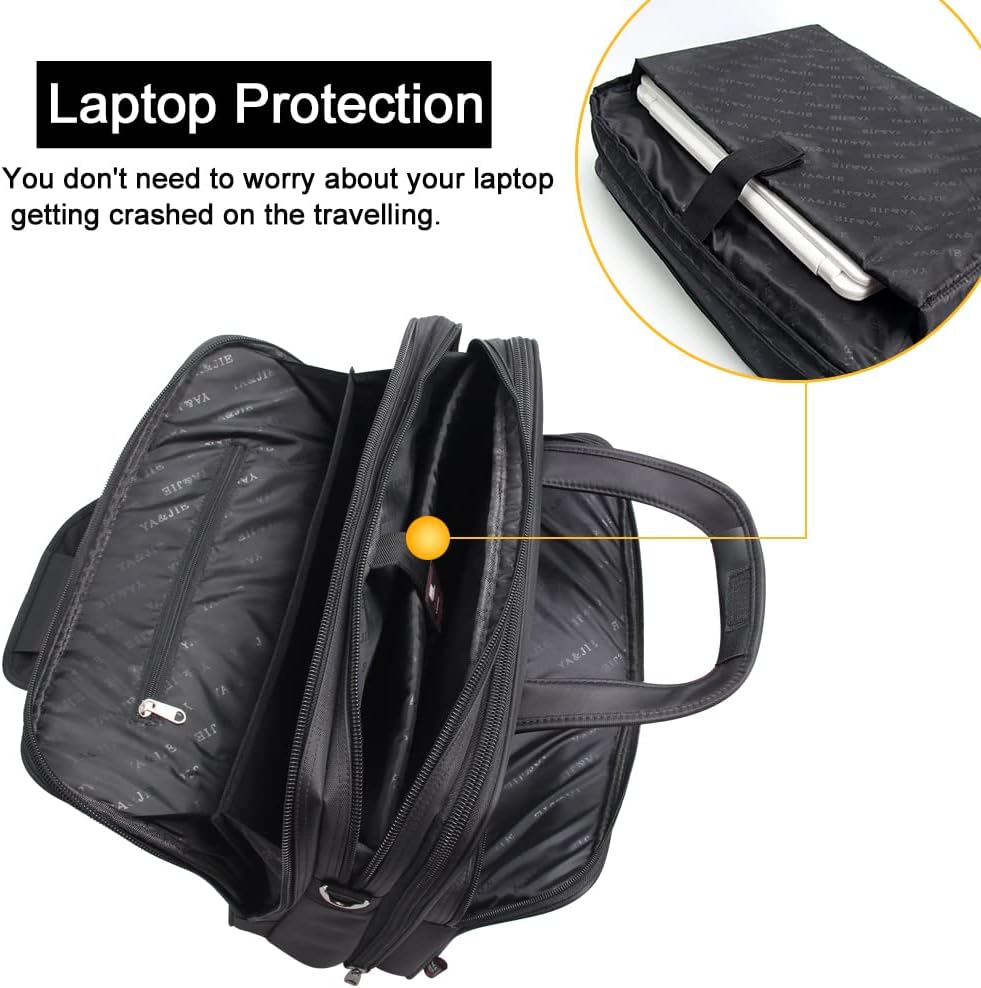 Kanvasväska för laptop och affärer, herr