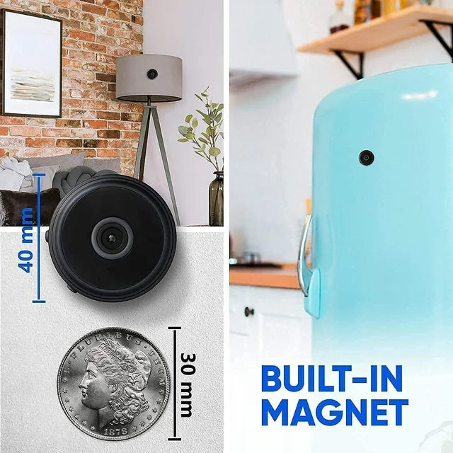Trådlös mini magnetkamera med ljud och video i realtid