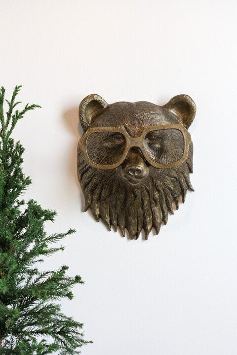 Lekfull väggdekoration med djurhuvud - WallCritters