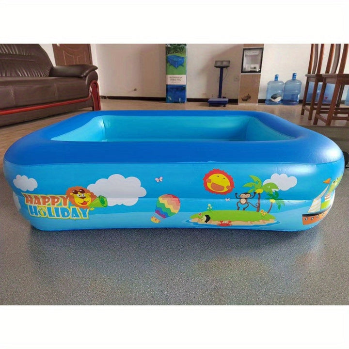 Uppblåsbar barnpool Ocean Splash – Tjock PVC för trädgårdsroligheter