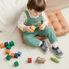 Babyskor med perfekt passform och elastisk passform, halkfria sulor, andningsaktiv mesh, ålder 0–4