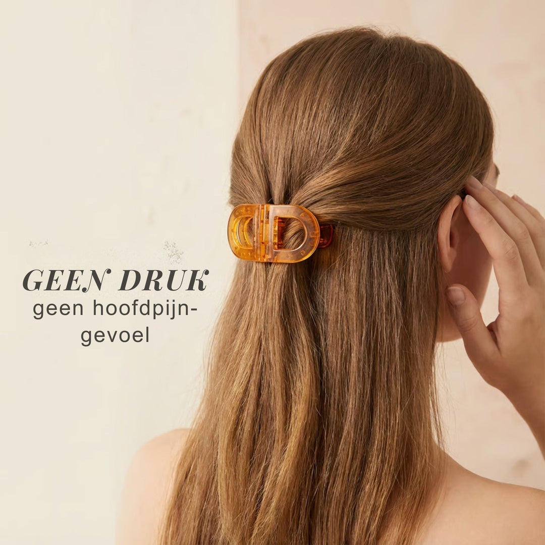 Magnetisk hårspänne med platt grepp – bekvämt, bulefritt fäste