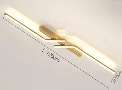 Modern LED-taklampa – Geometrisk lampa