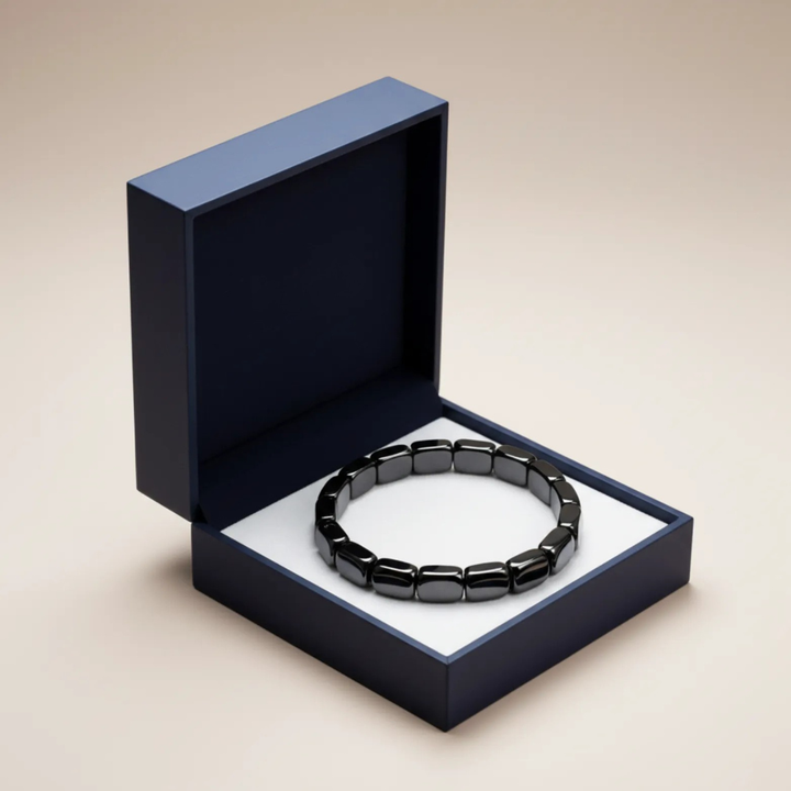Hematitarmband för herr – Elegans, styrka & stilfull energi