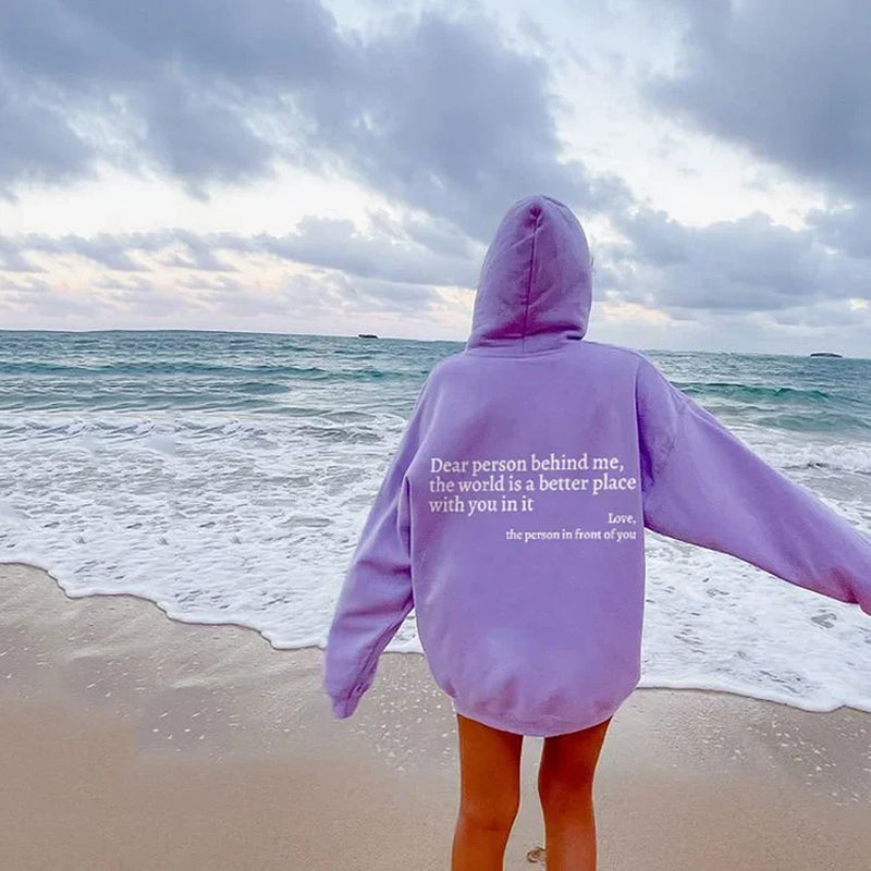 Stilfull hjärtevärmande hoodie för dam - Aurora