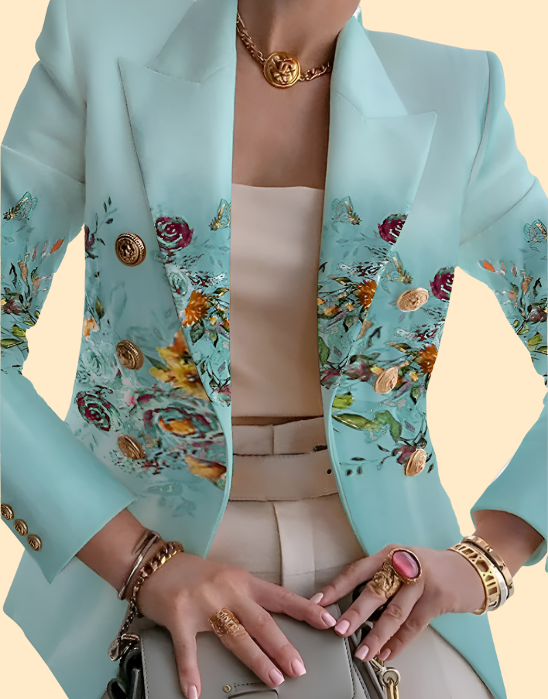 Elegant afslappet blazer til kvinder