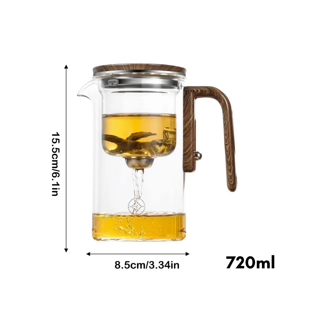 Elegant genomskinlig tekanna – ClearBrew