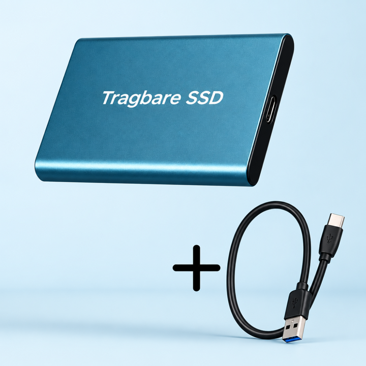 Robust extern SSD 30 TB för stora filer