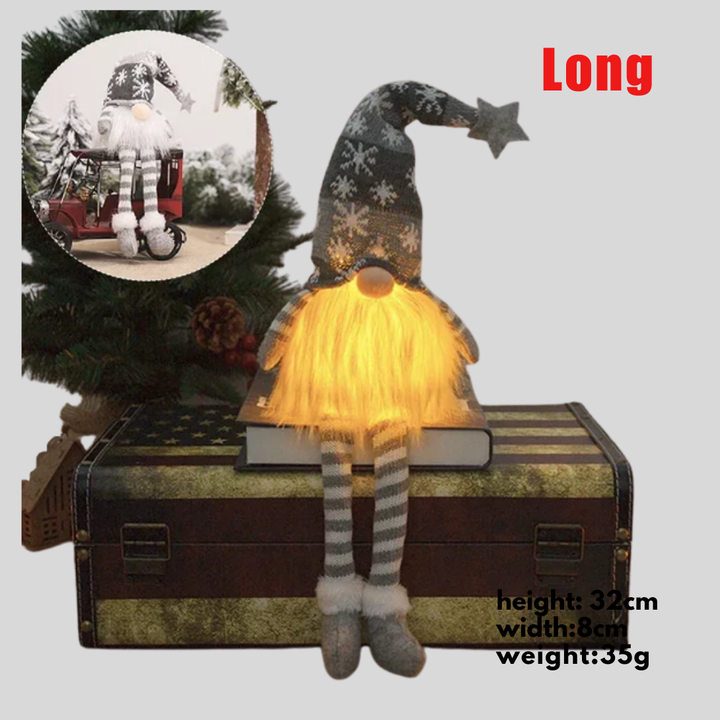 LED ansigtsløse dukke-gnompynt
