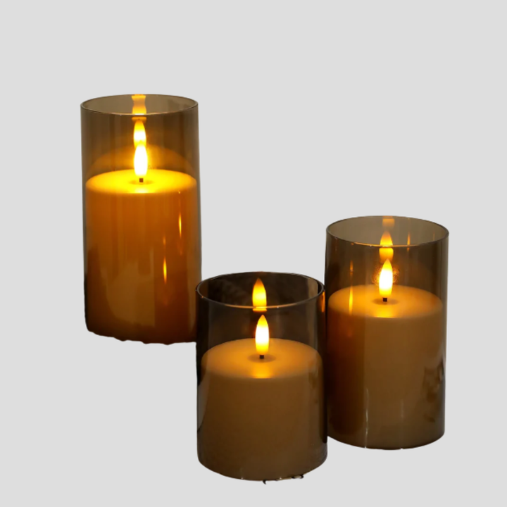 LED-valosarja, jossa 3 osaa