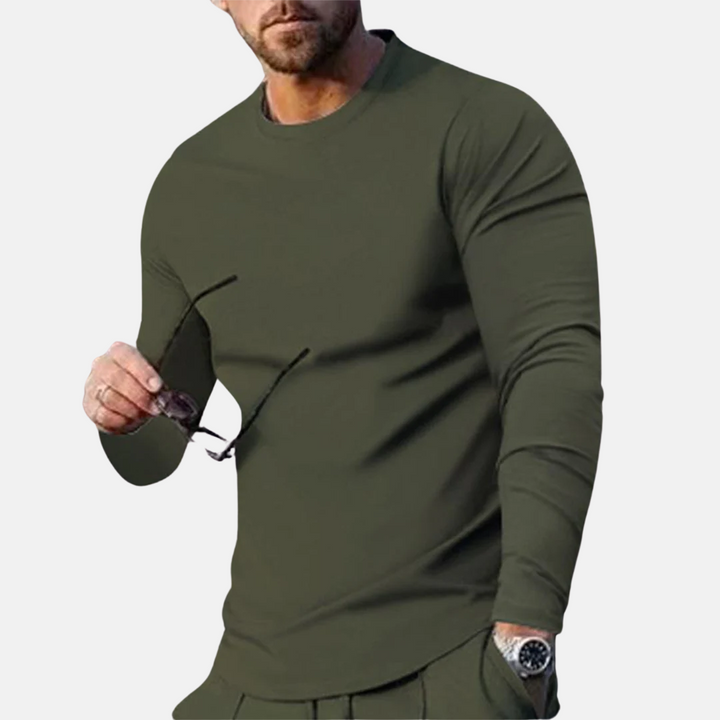 Trendig bekväm långärmad t shirt