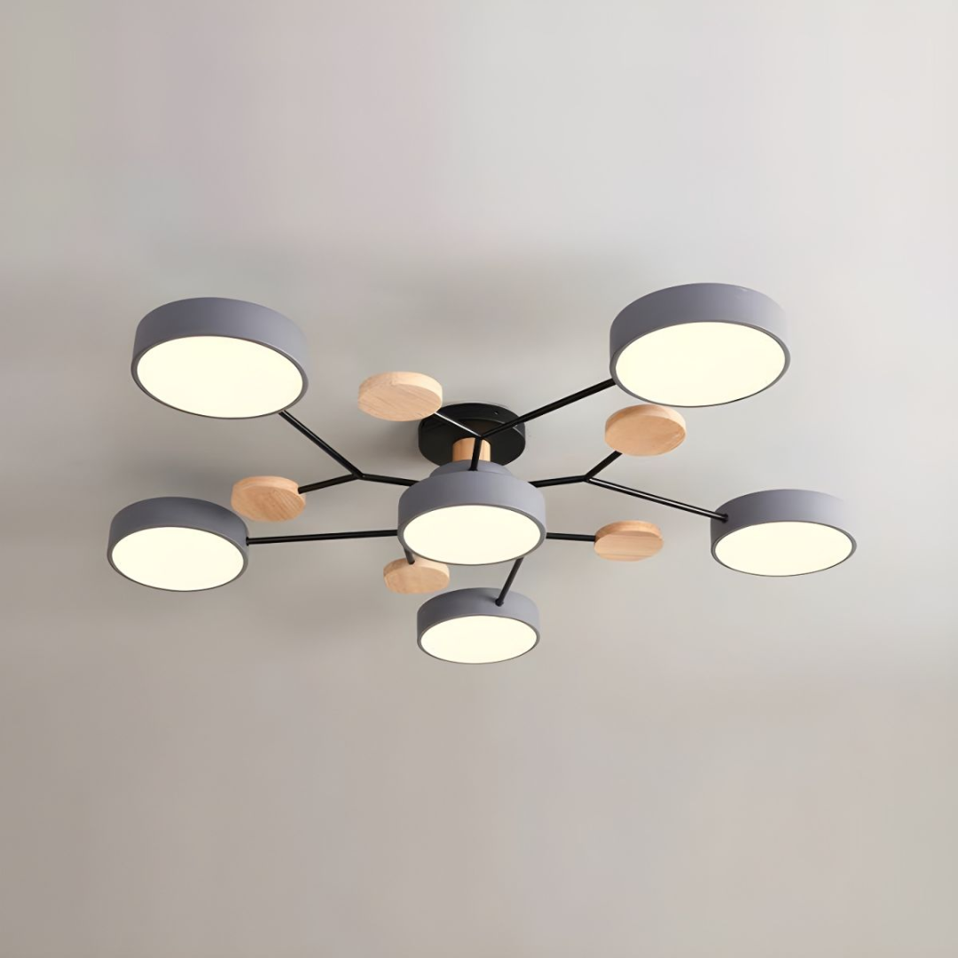 Tidy Design Modern LED-taklampa | Bländfri Belysning för Vardagsrum och Utrymmen