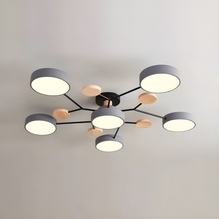 Tidy Design Modern LED-taklampa | Bländfri Belysning för Vardagsrum och Utrymmen