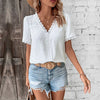 Wendy Blonde Kortærmet Bluse
