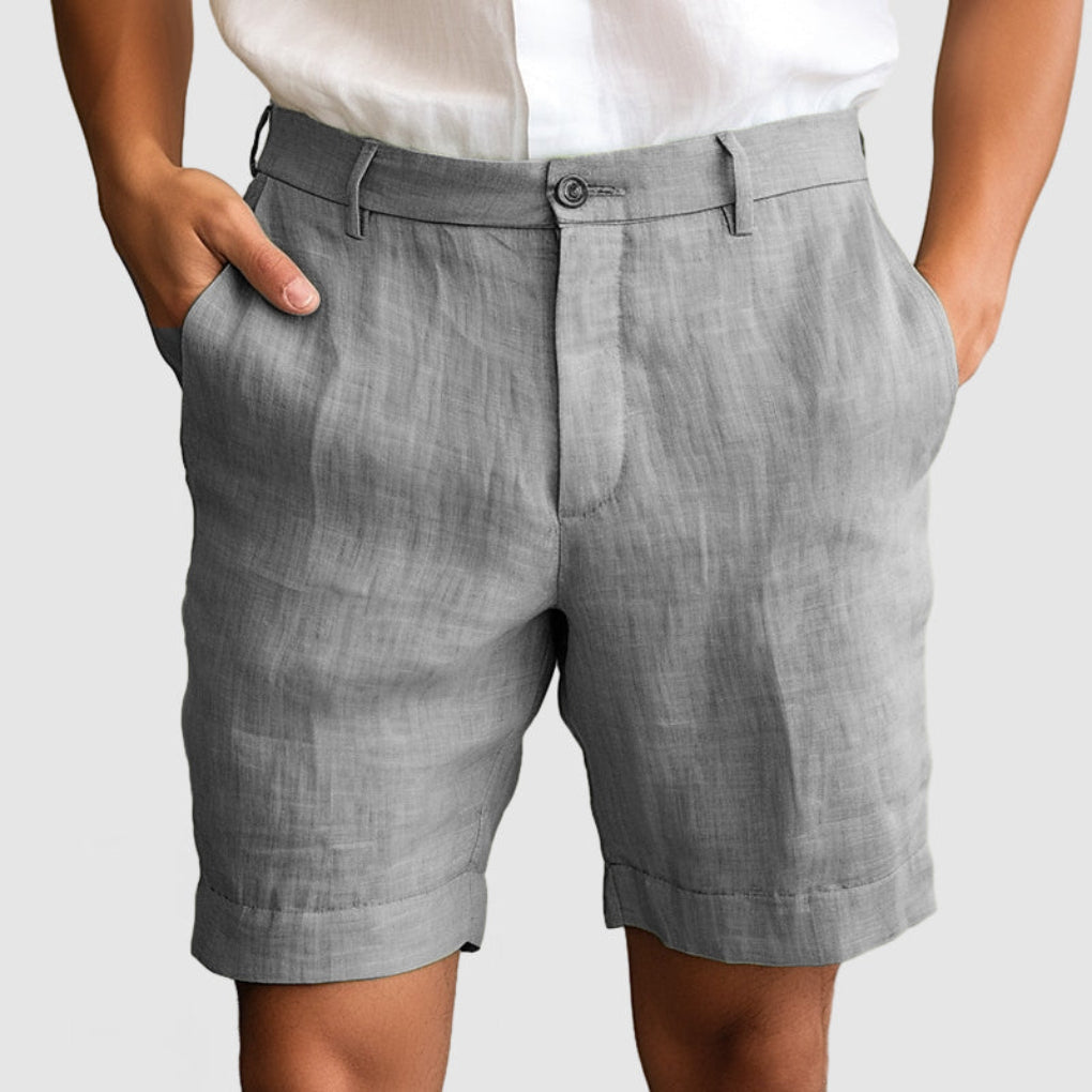 Herrshorts i blødt stof og let sommerstof til hverdagsbrug