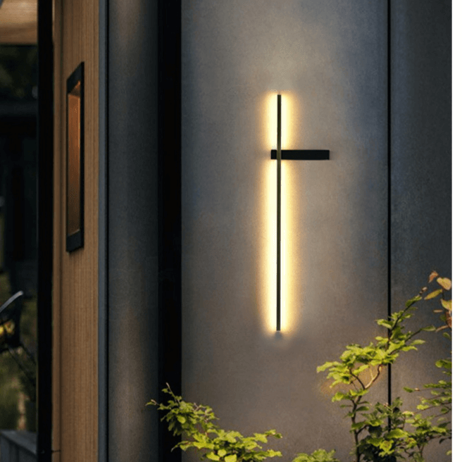 Modern LED-utomhusvägglampa