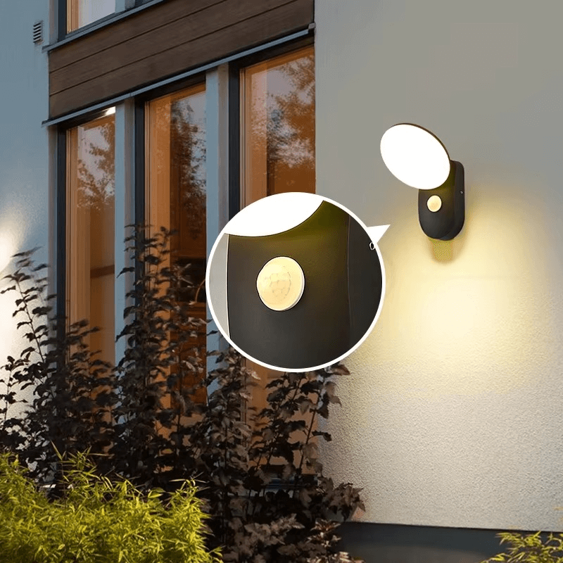 Smart LED-vägglampa med rörelsesensor