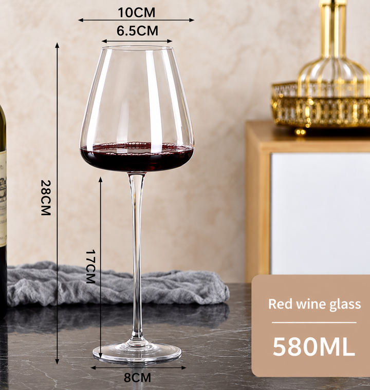 Vinglas i kristall | LuxeSip | Handgjord elegans