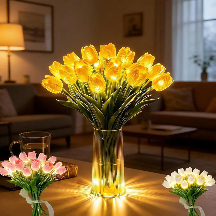 Mysig LED-blomlampa för varm stämningsbelysning