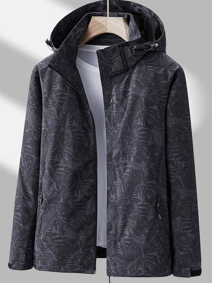 Veden- ja tuulenpitävä huppullinen takki naisille