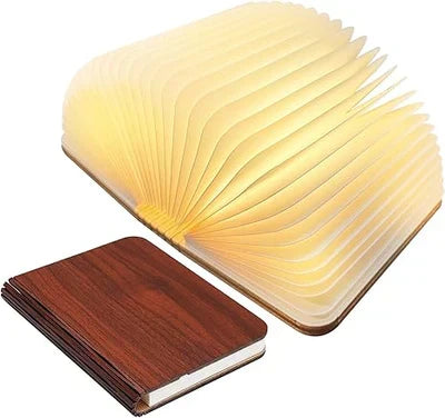 Vikbar Boklampa med Varmt LED-ljus - StoryGlow