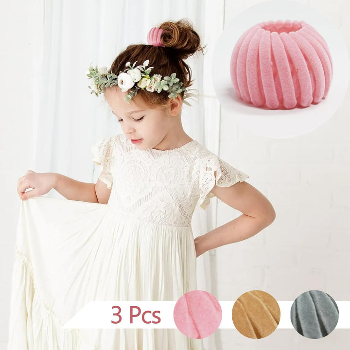 Eleganta fågelbo-hårklämmor – set om 3