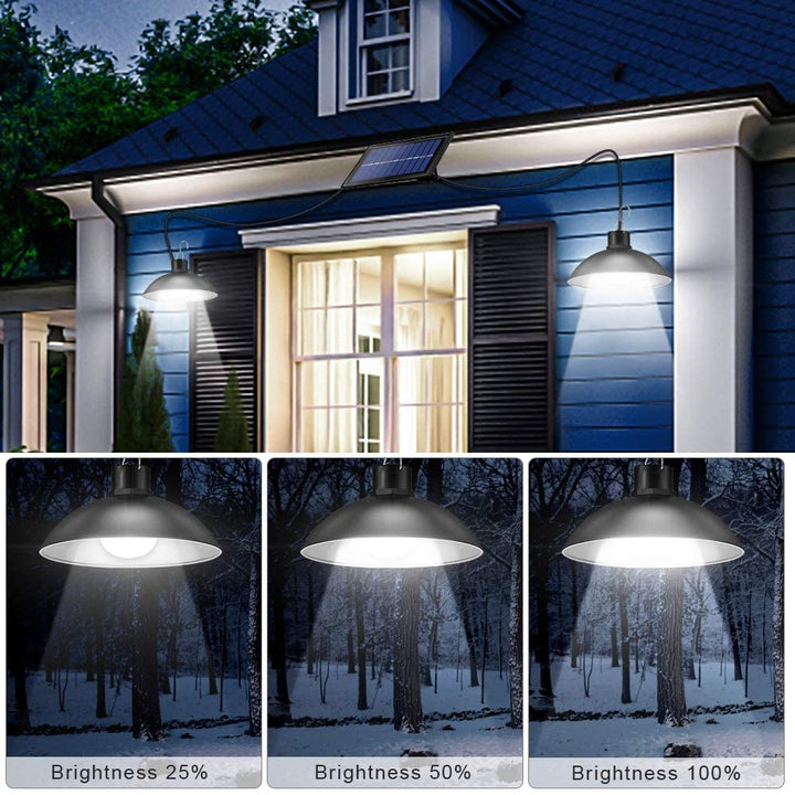 Trådlöst LED-lampset med solenergi och fjärrkontroll – TwinRay